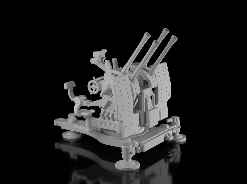 20mm Flakvierling. Painted Resin Model