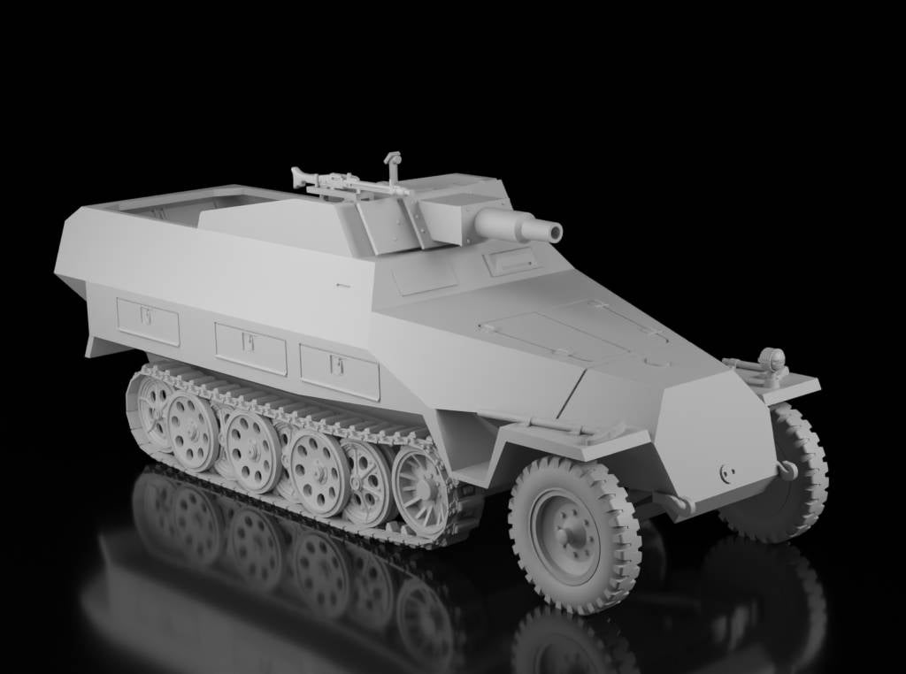 Sd.Kfz 251/9 Ausf D "Stummel" (Night Sky Miniatures)