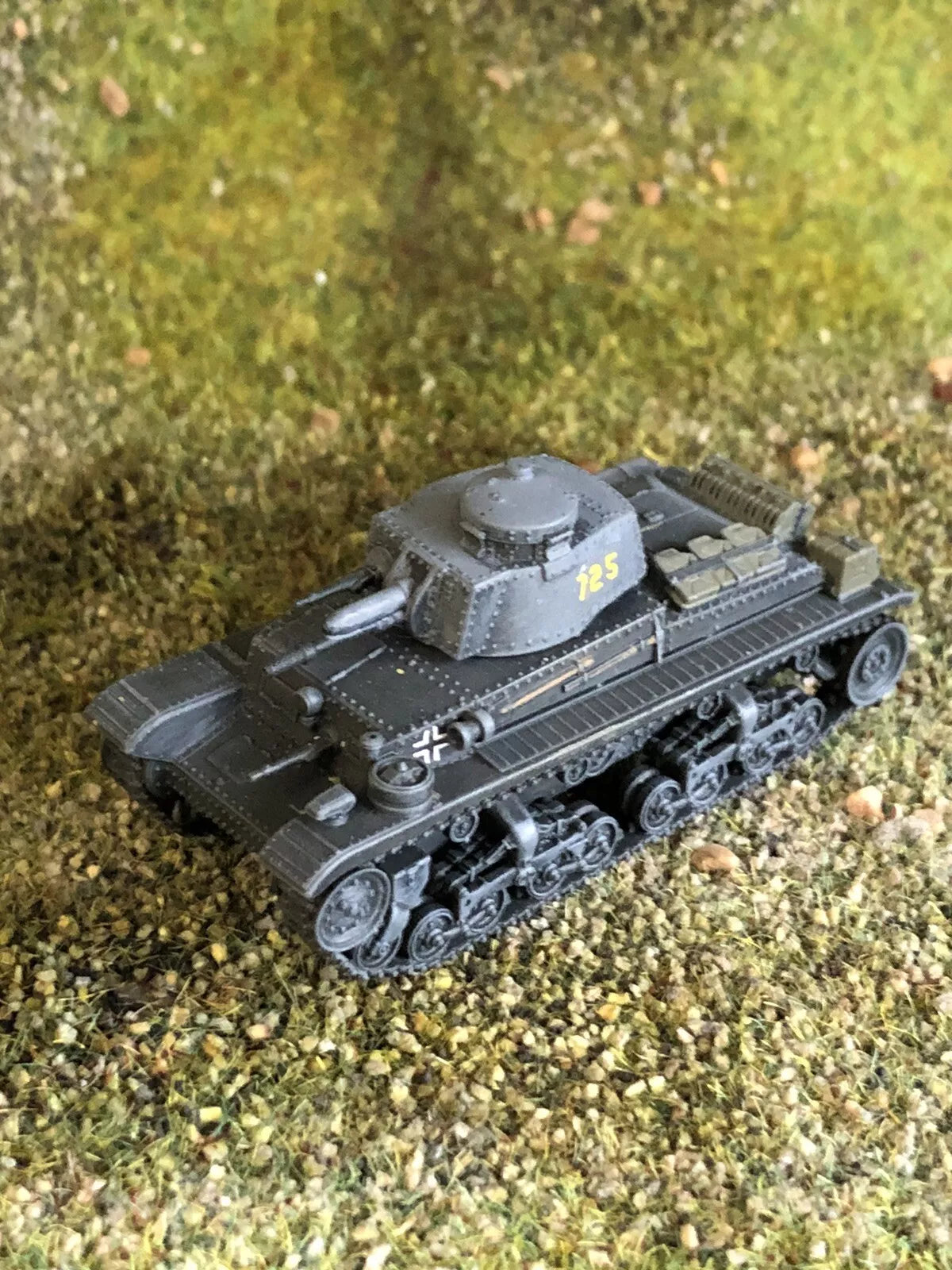 WW2 German Panzer 35(t) . Painted Resin Model