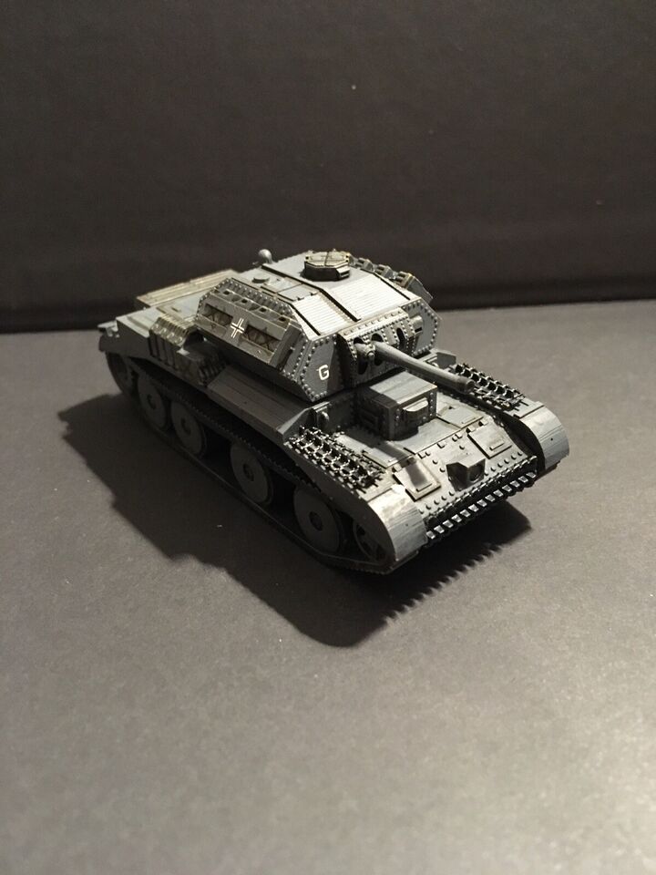 WW2 German A13 Mk.IV Cruiser 744(e). Painted Resin Model