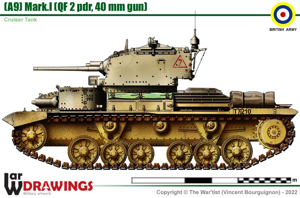 WW2 British A9 Cruiser Mk.I