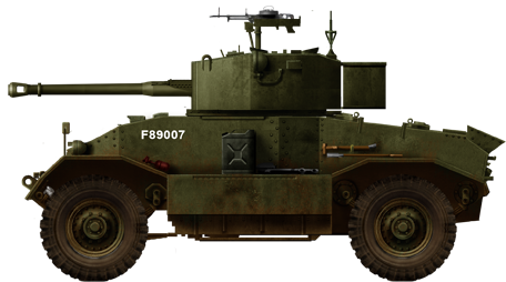 WW2 British AEC Mk.III Armoured Car. Painted Resin Model