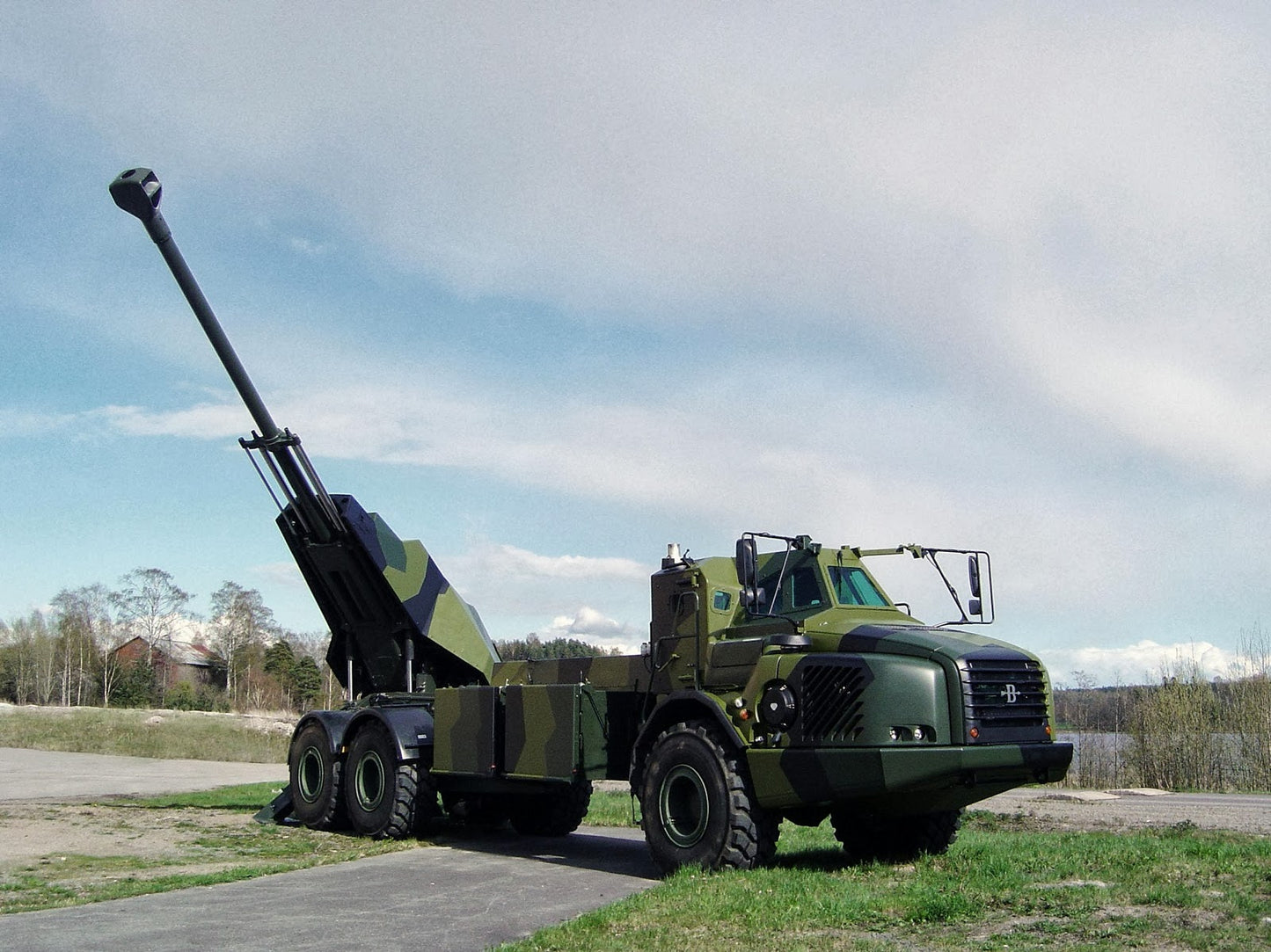 Swedish Archer Artillery System - Deployed. Painted Resin Model
