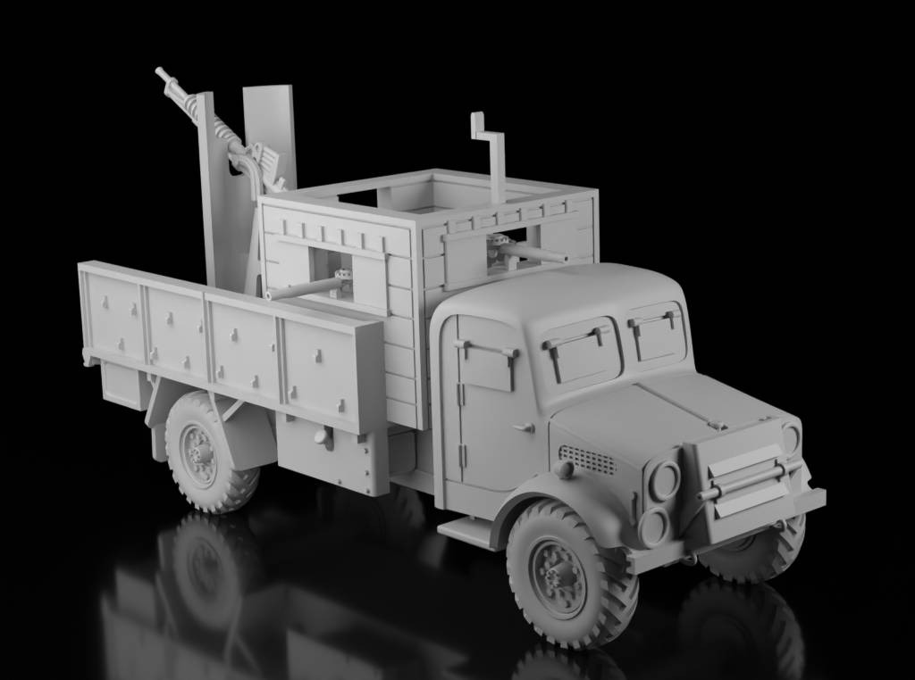 Bedford OYD Armadillo Mk.III (Wargame3d)