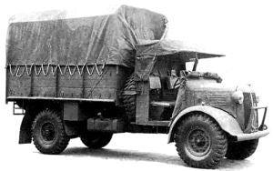 WW2 British Austin K3 General Service Truck Early. Painted Resin Model