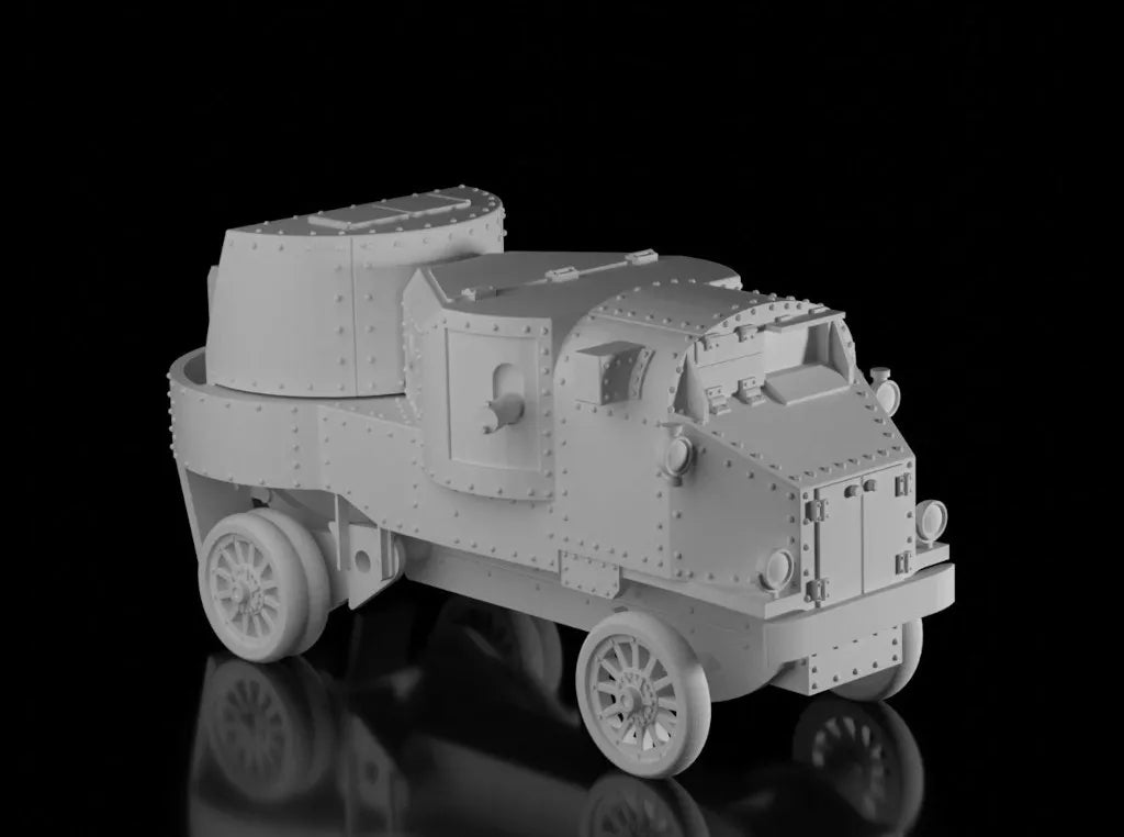 WW1 Russian Garford Putilov Armoured Car. UNPainted Resin Model