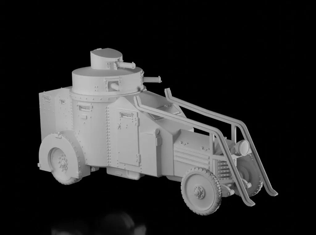 WW1 Italian Lancia 1ZM Armoured Car. UNPainted Resin