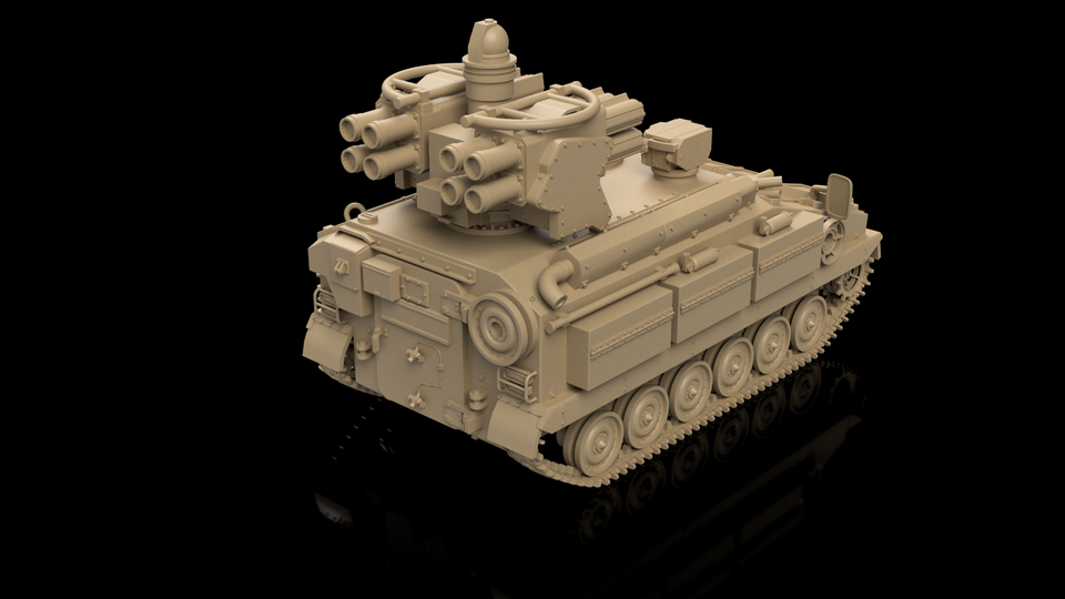 British Post War Alvis Stormer HVM. Painted Resin Model