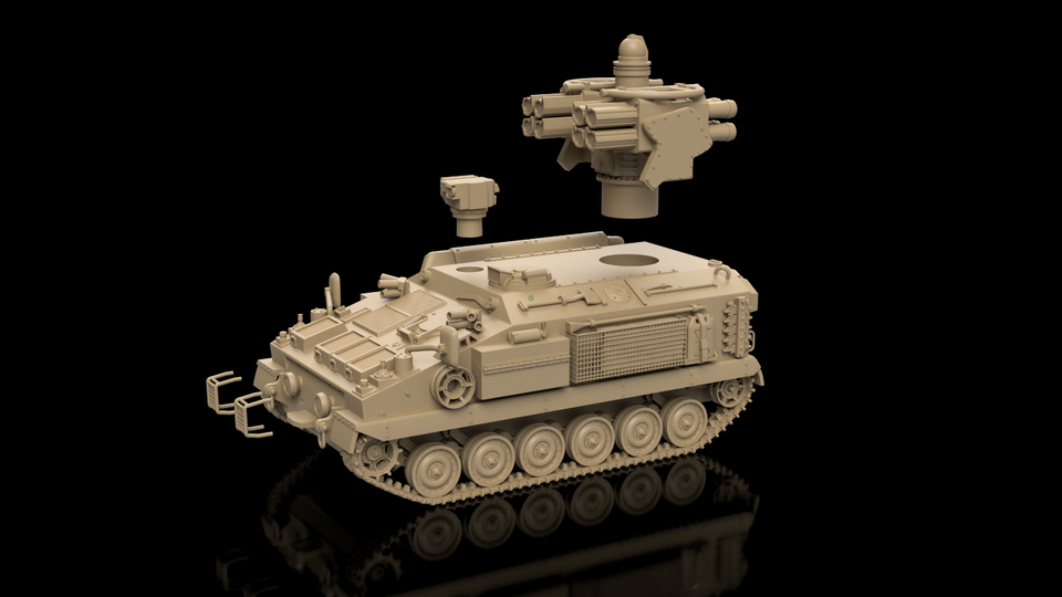 British Post War Alvis Stormer HVM. Painted Resin Model