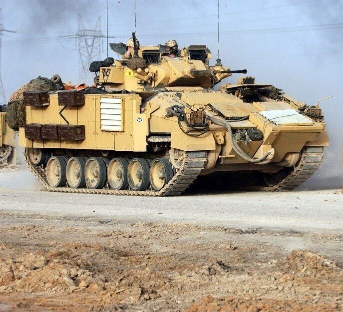 British Post War FV510 Warrior. Painted Resin Model