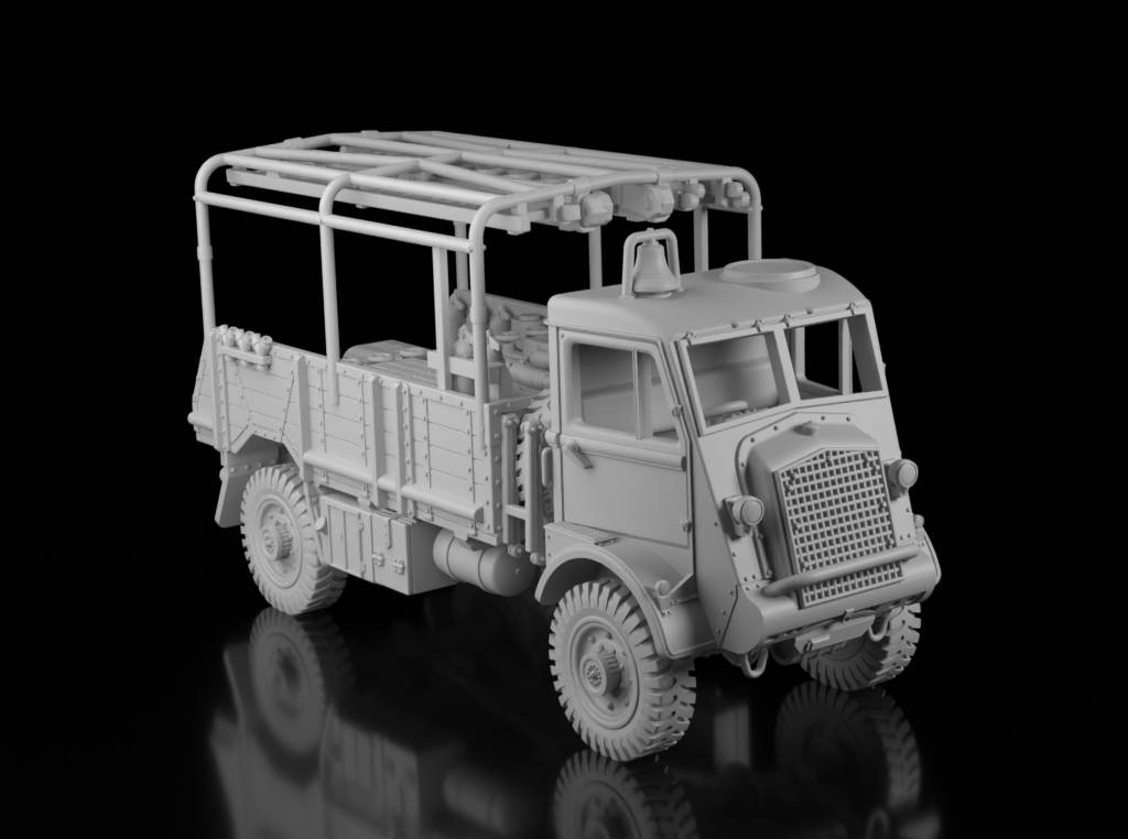 Bedford QK Fire Tender (Wargame3d)