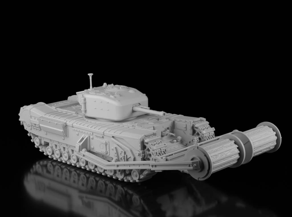Churchill AVRE Bobbin - Early (Wargame3d)