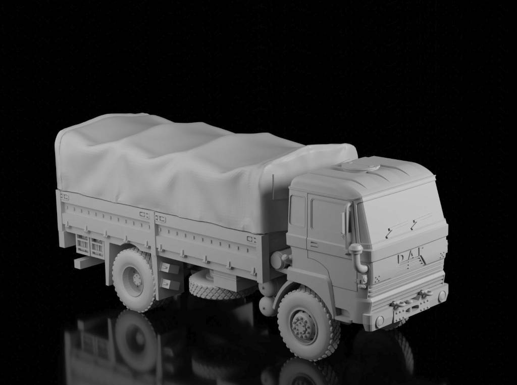 DAF YA-5442 Medium Truck (Ramzay1945). Painted Resin Model