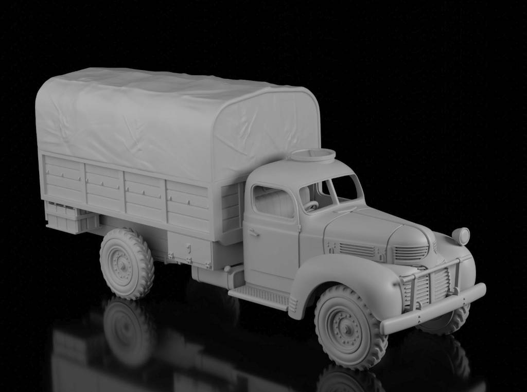 Dodge T110 4x2 - Covered (Wargame3d)