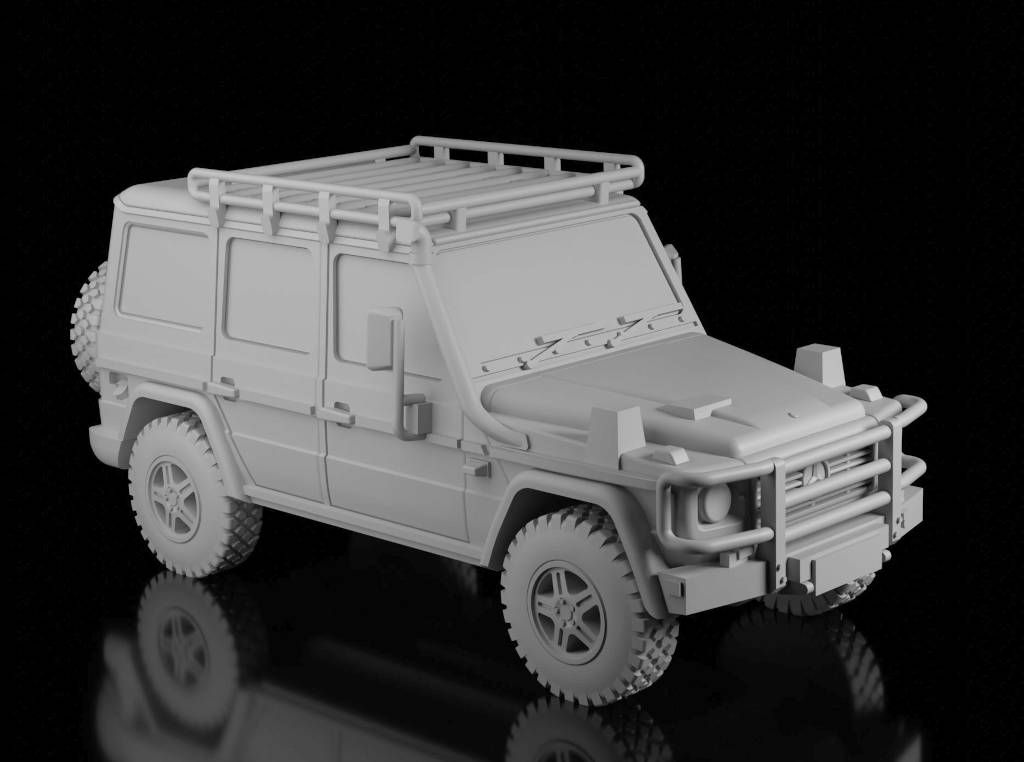 G-wagon ADF (Guaro3d). Painted Resin Model