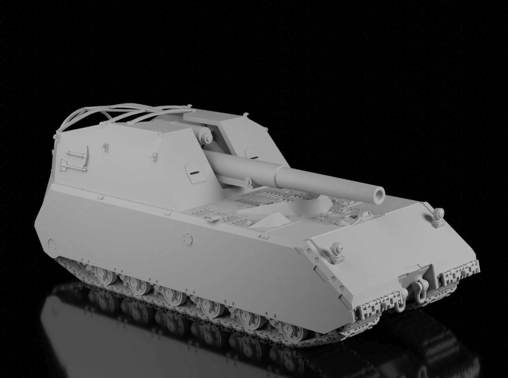 Geschützwagen Maus What-If? (Ramzay1945). Painted Resin Model