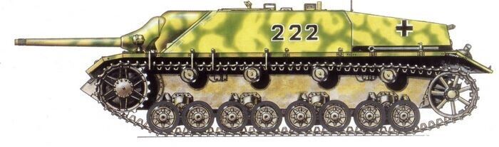 WW2 German Jagdpanzer L/48 (Late) Painted Resin Model