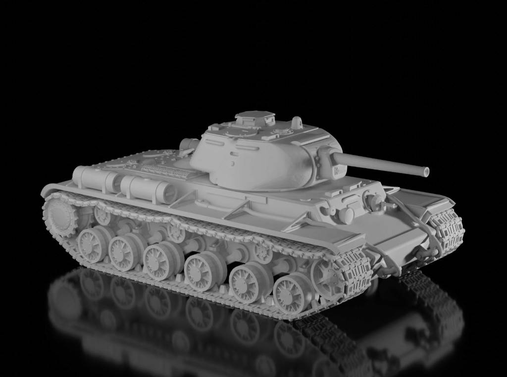 KV-1S (Ramzay1945). Painted Resin Model