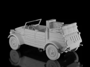WW2 German Kubelwagen Radio Car. Painted Resin Model