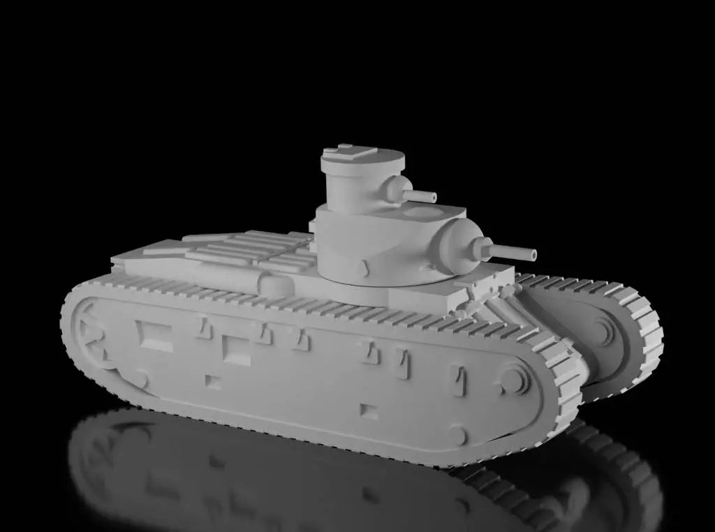 American Interwar M1921 Medium Tank. UnPainted Resin Model