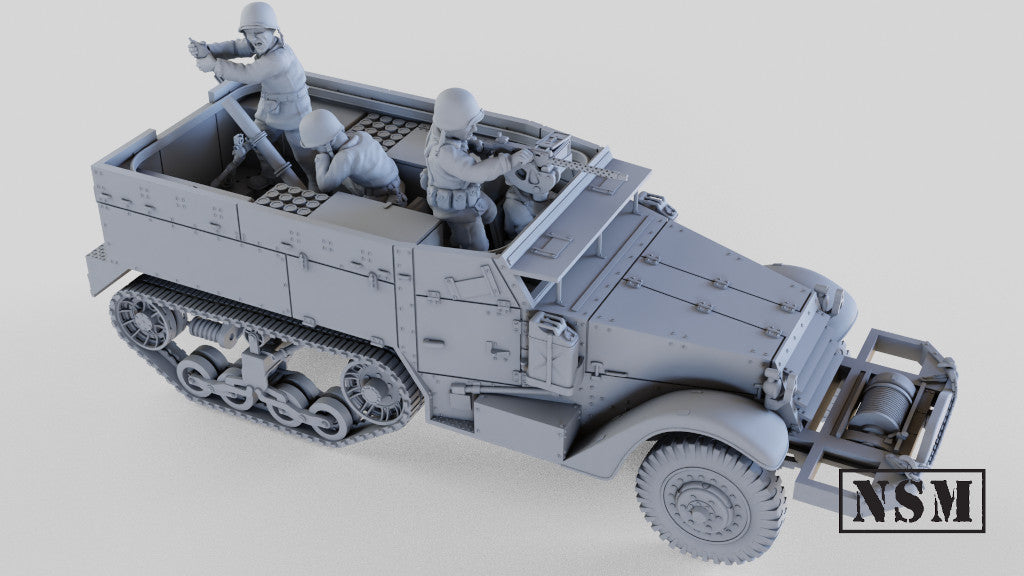 M4 Mortar Carrier - Late (Night Sky Miniatures)