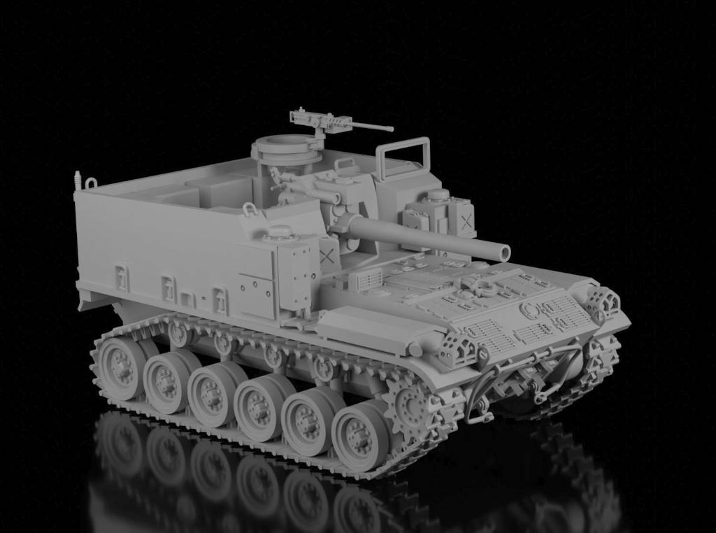 M44 155mm SPH (Wargame3d)