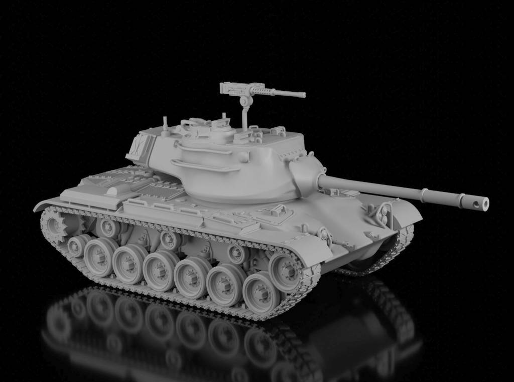 M47 Patton II (Wargame3d). Painted Resin Model