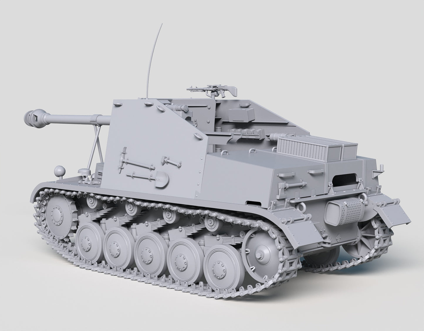 WW2 German Marder II. Painted Resin Model