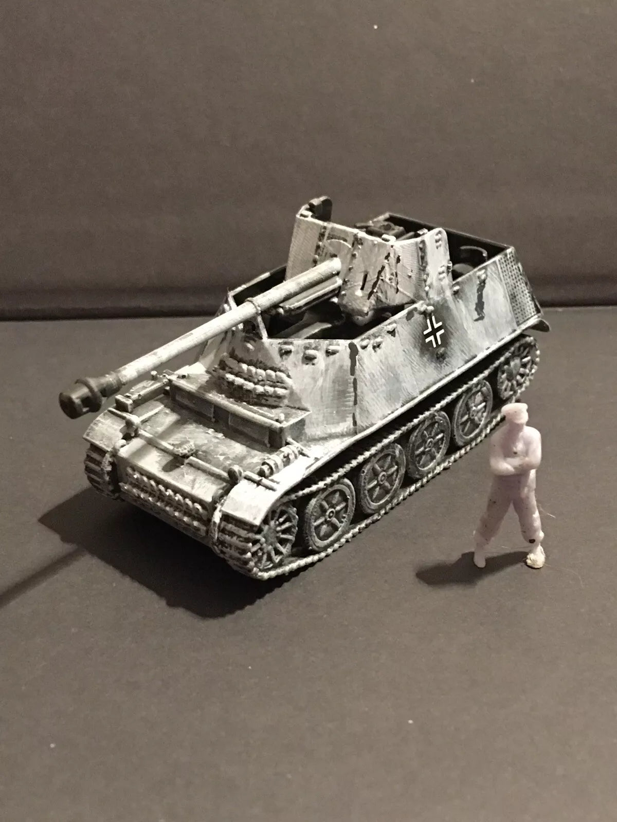 WW2 German Marder II Ausf D. Painted Resin Model