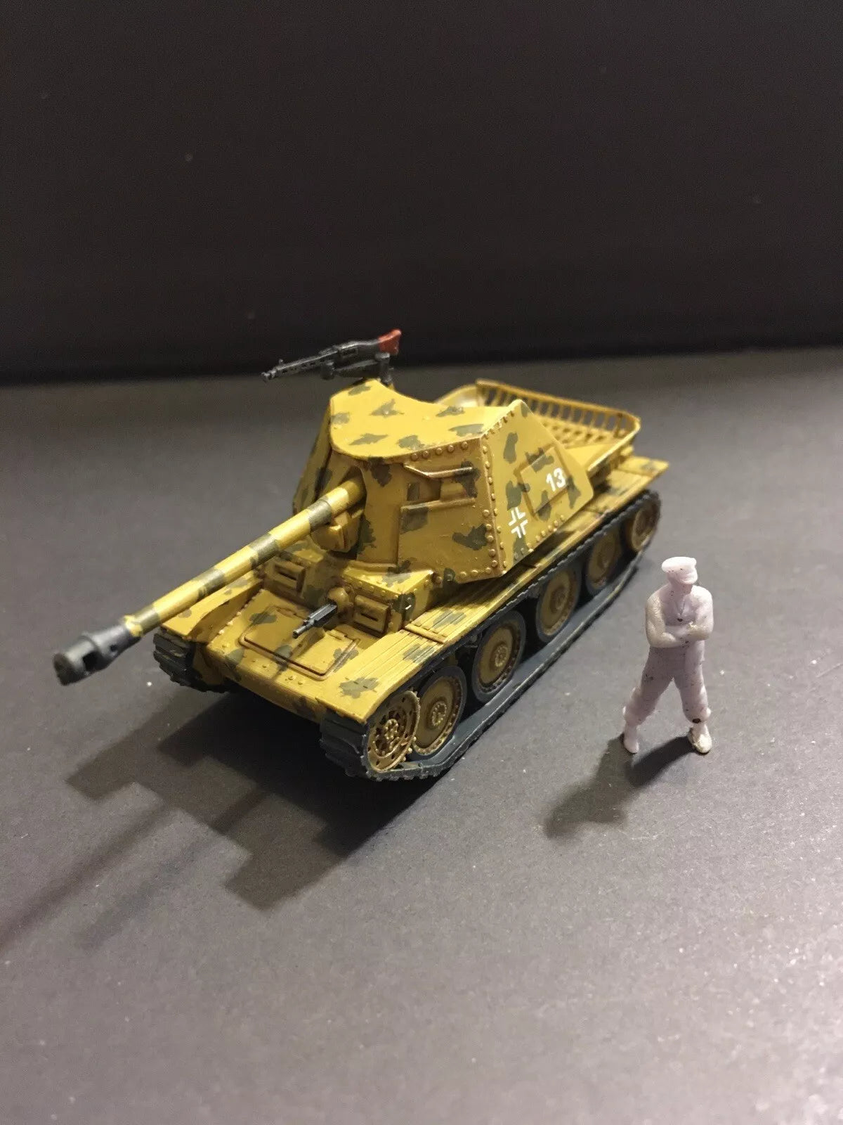 WW2 German Marder III Ausf H Sd.Kfz.138 . Painted Resin Model