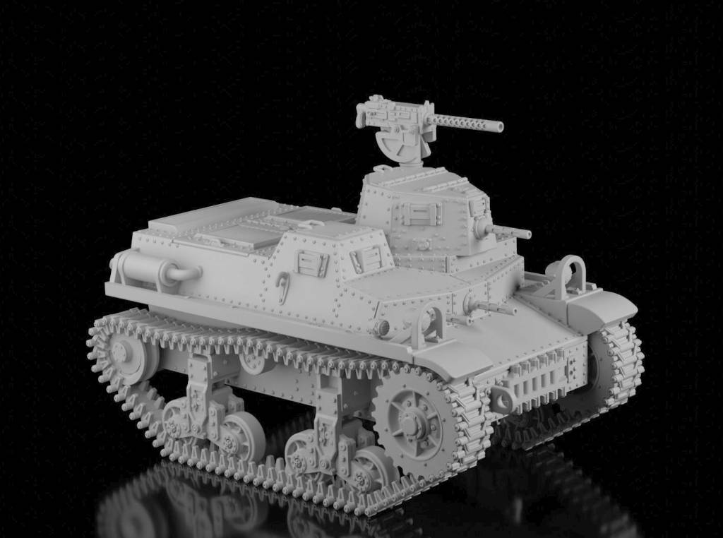 Marmon-Herrington CTLS-4TAY (Wargame3D). Painted Resin Model