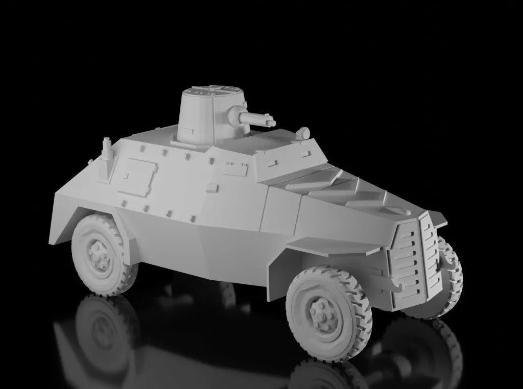 WW2 South African Marmon Herrington Mk.1 Armoured Car. Unpainted Resin Model