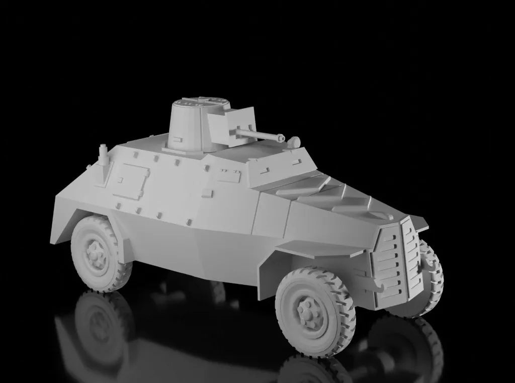 WW2 South African Marmon Herrington Mk.II Armoured Car. Unpainted Resin Model