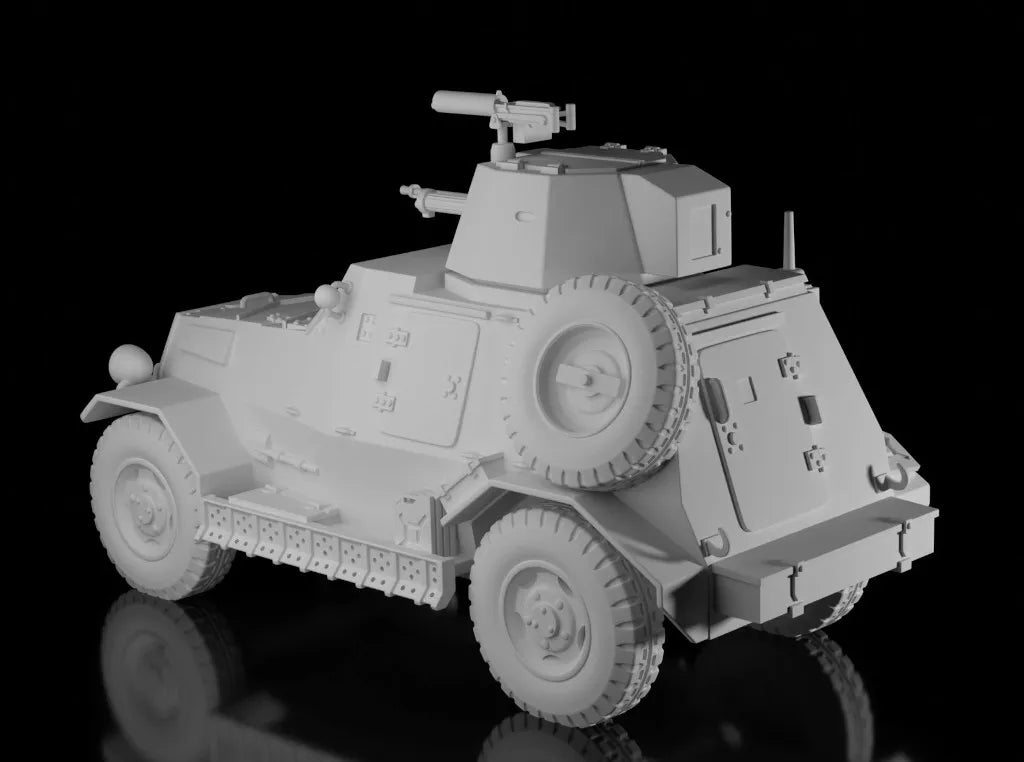 WW2 South African Marmon Herrington Mk.3 Armoured Car. UNPainted Resin Model