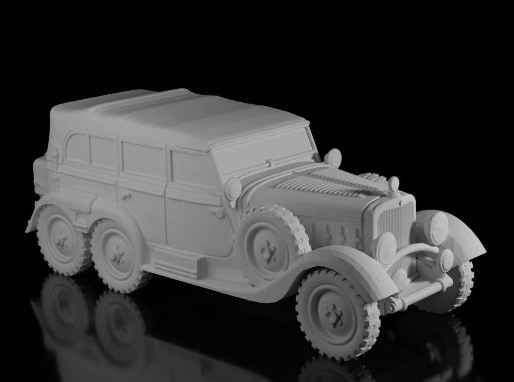 Mercedes G4 (W31) Closed Roof. Painted Resin Model