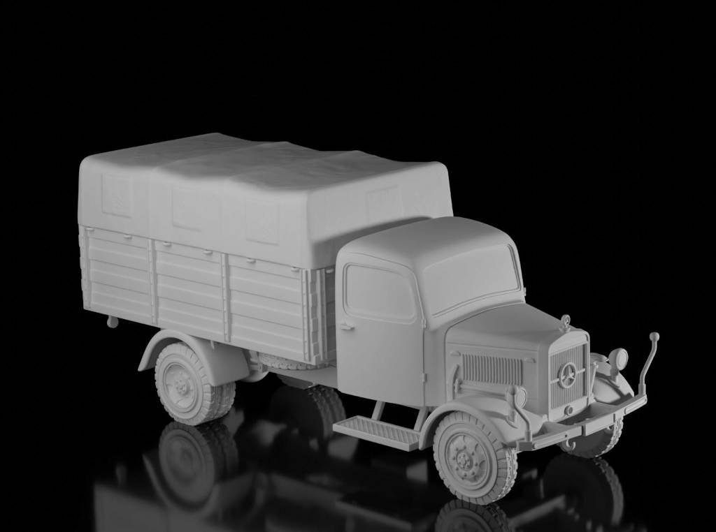 Mercedes L3000 Covered Rear (Wargame3d)