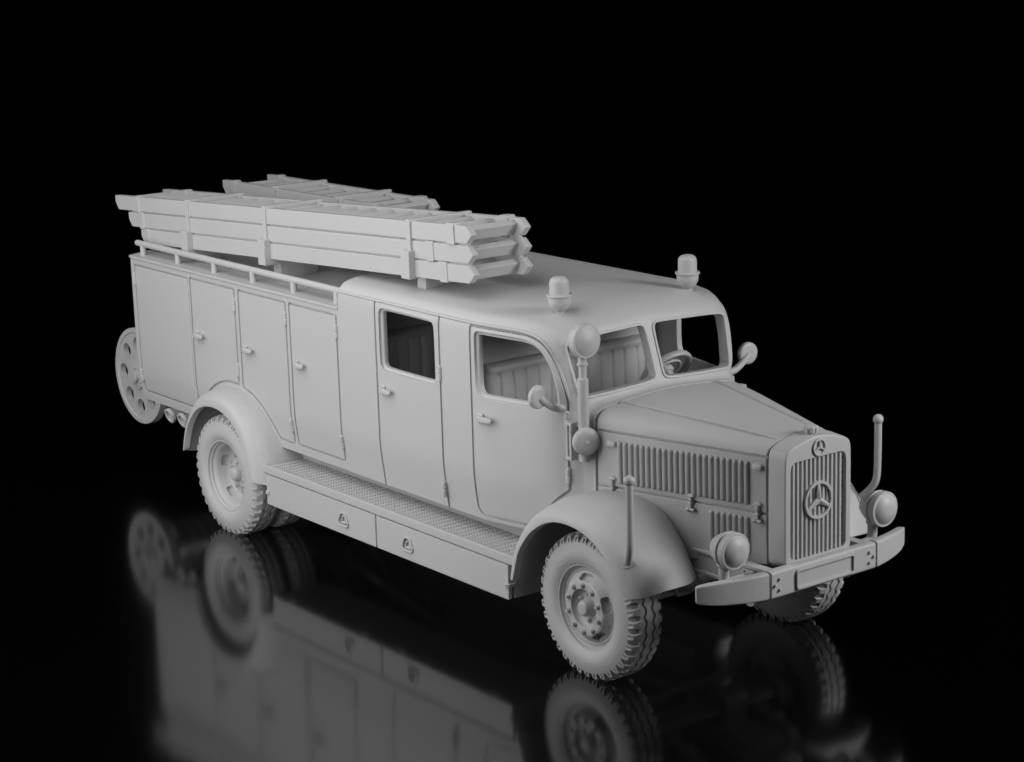 Mercedes L4500 LF25 Fire Truck (Wargame3d)