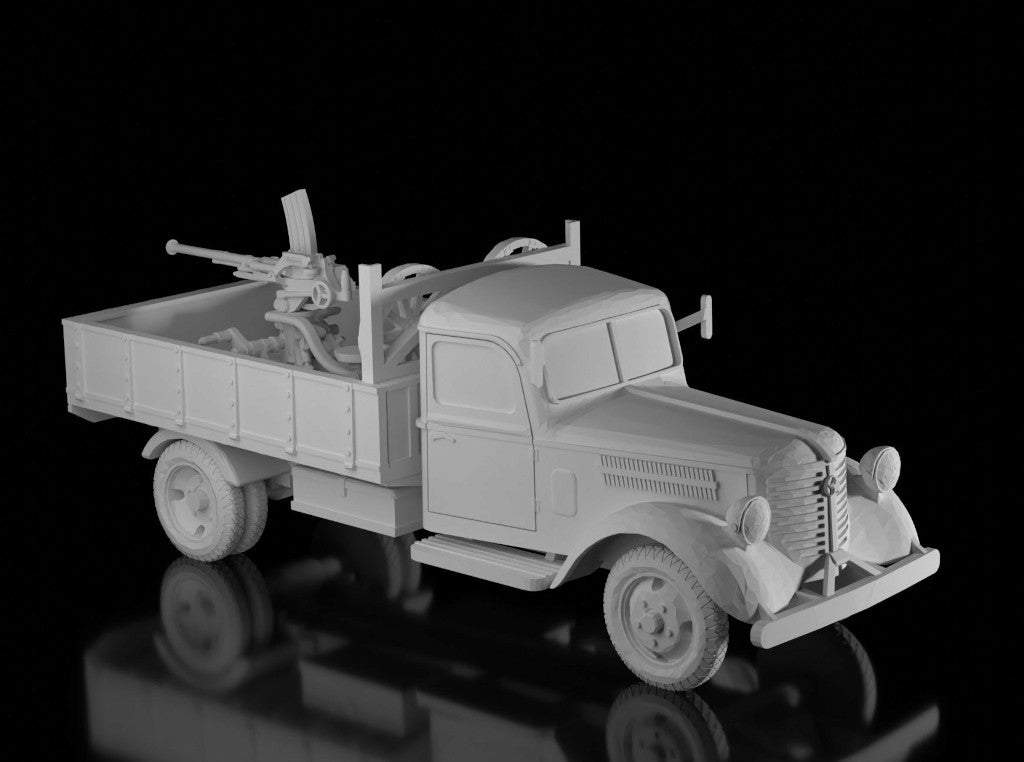 Nissan 180 Medium Truck 20mm AA (Stowed)