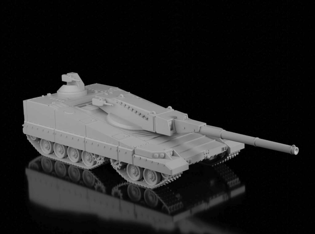 Object 490 Belka - Prototype (Windham Graves). Painted Resin Model