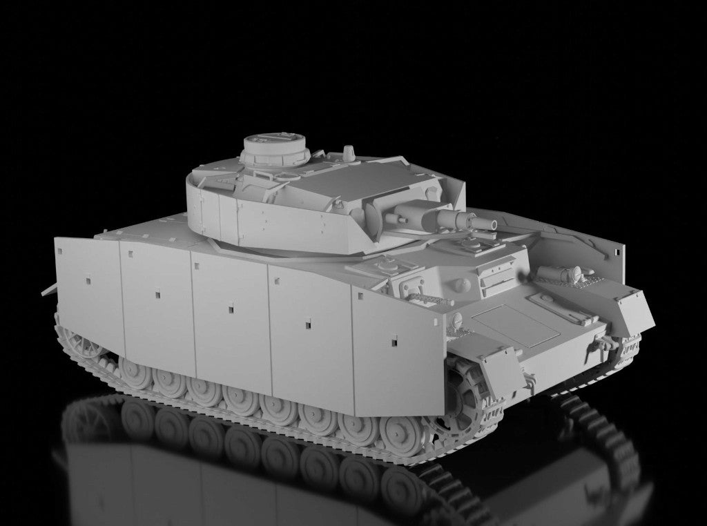 Panzer IV Ausf D with Retrofitted Schurtzen