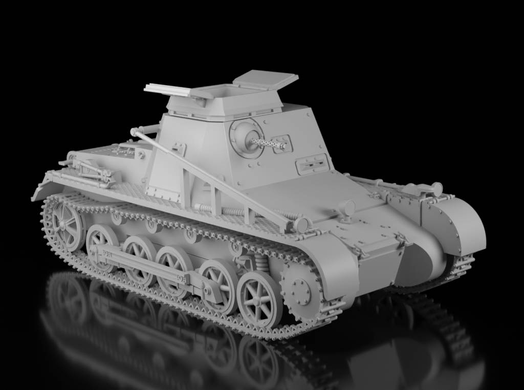 Panzerbefehlswagen I Ausf.B Late (Arvernes Miniatures)