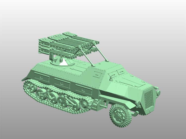 SdKfz 4 8cm Rocket Laucher