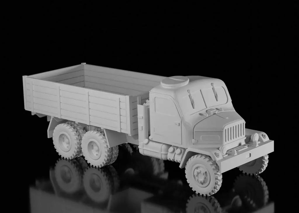 Czechoslovakian Post War PRAGA V3S Truck. Unpainted Resin Model