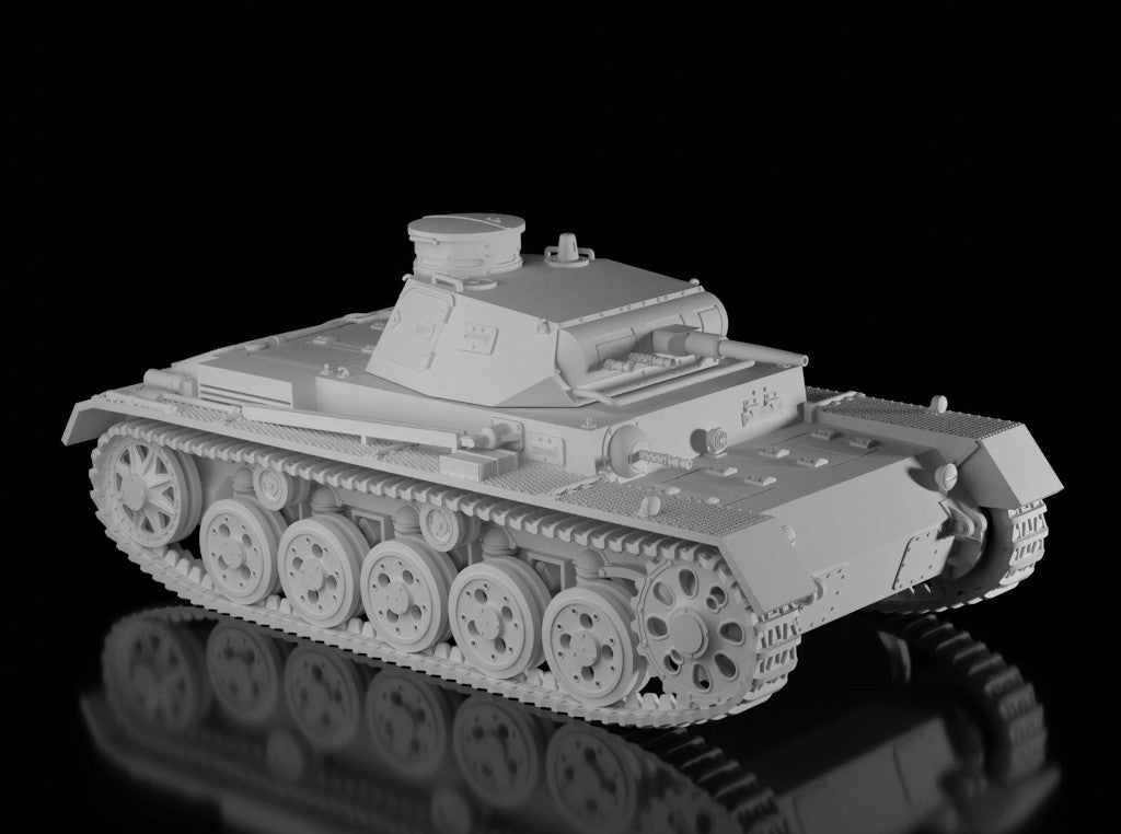Panzer III Ausf. A. Painted Resin Model