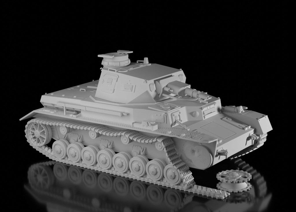 Panzer IV Ausf D - Damaged (Night Sky Miniatures)