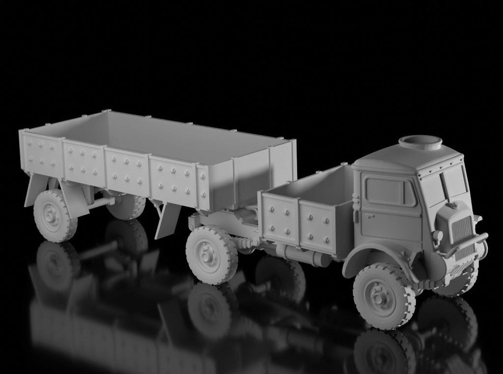 Bedford QL - Dromedary- Open (Windham Graves). Painted Resin Model