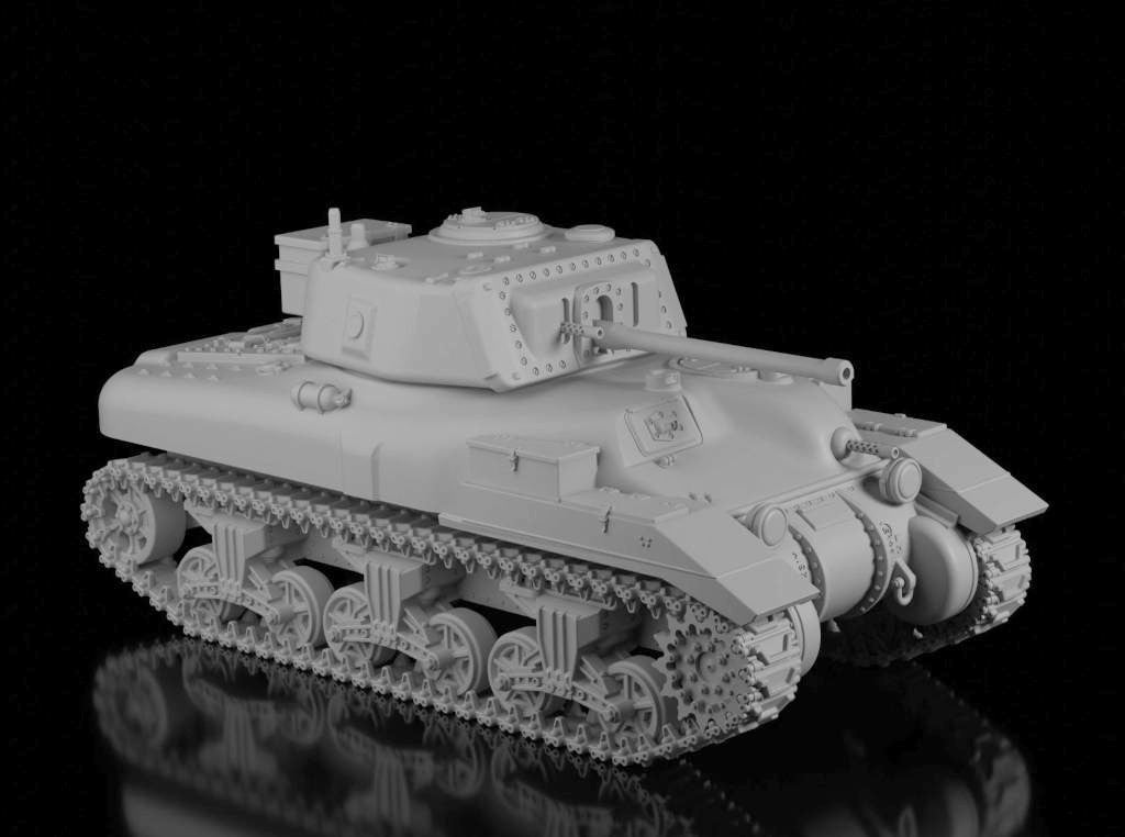 Ram Mk.2 (Wargame3d). Painted Resin Model