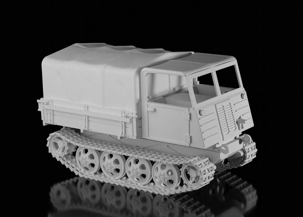 Raupenschlepper Ost 3 with Tilt (Arvernes Miniatures)