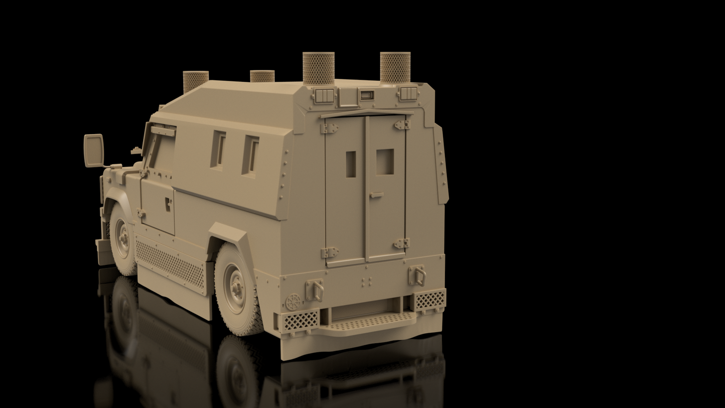 British Post War Land Rover Pangolin. UNPainted Resin Model