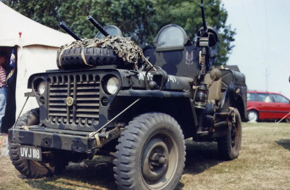 British WW2 SAS ETO Armoured Jeep. Painted Resin Model